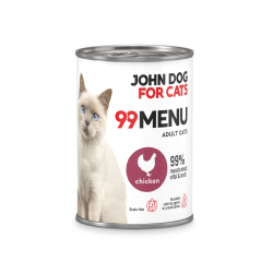John Dog for Cats 99 MENU kurczak 400g
